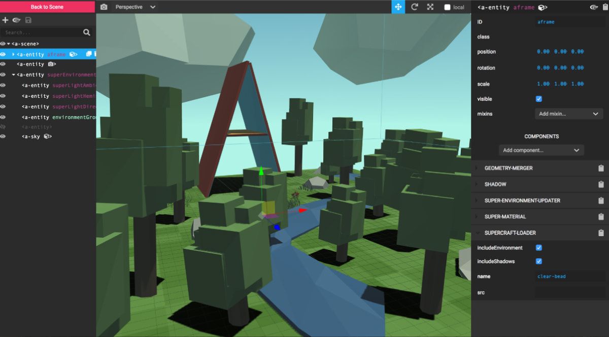 A-frame inspector image